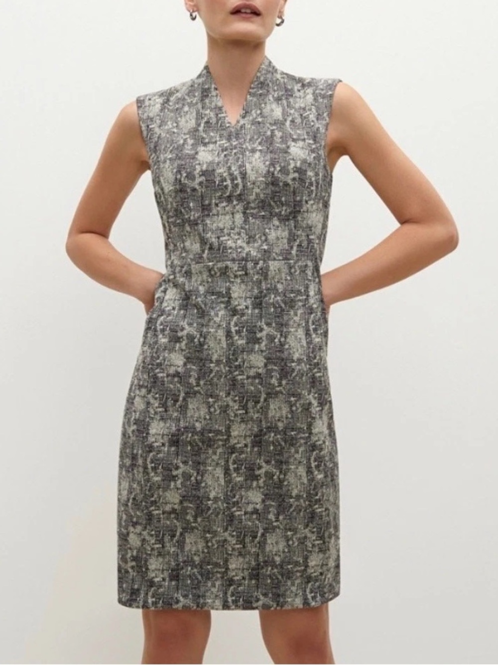 MM LAFLEUR Aditi Crackle Shift Dress sz 0